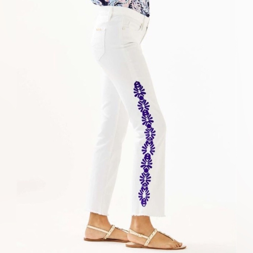 Lily Pulitzer South Ocean Crop Jean